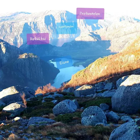 Ved Preikestolen ロッジ *